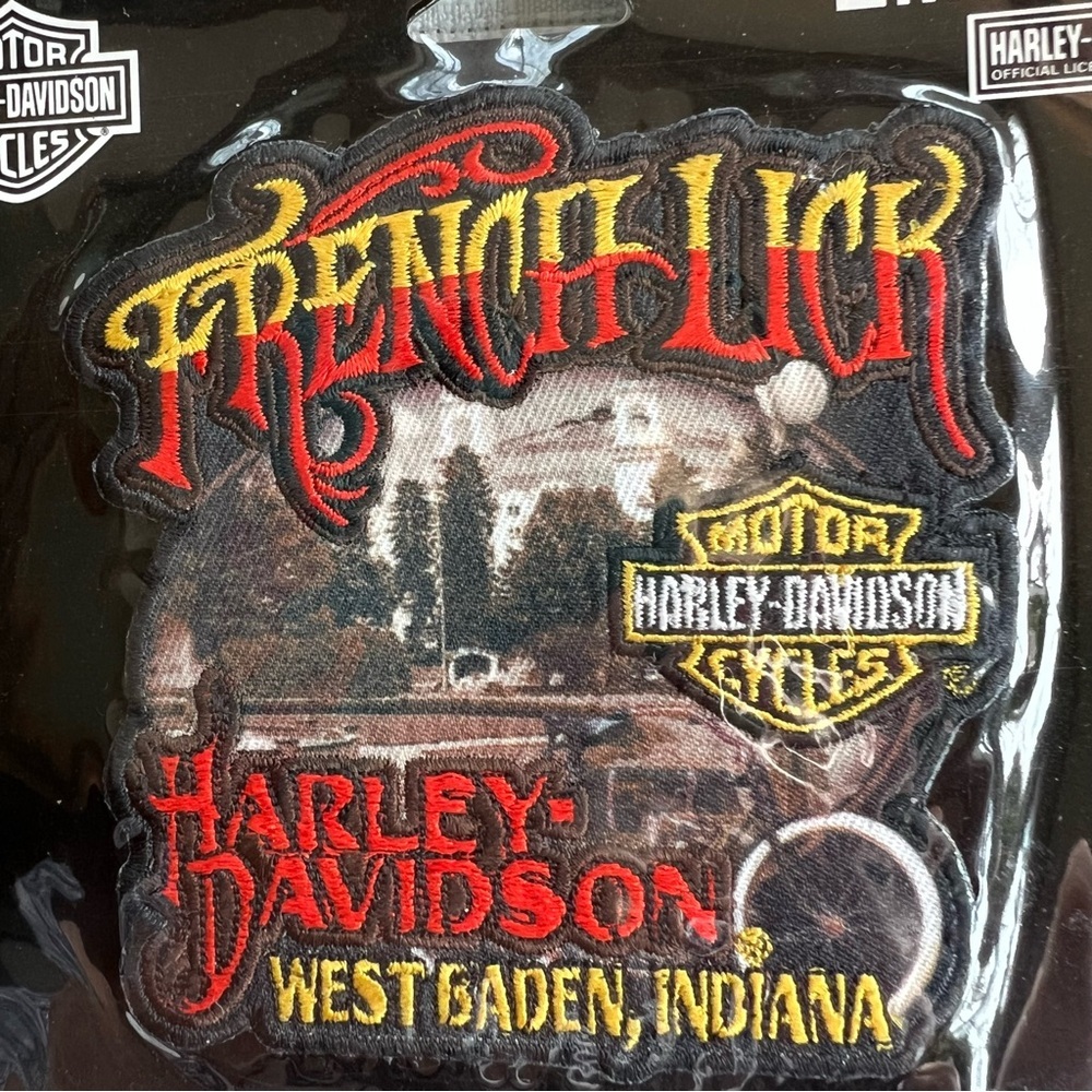Harley‎ Davidson French Lick Sew-on patch NEW 2009